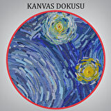 Van Gogh Yıldızlı Gece Dekoratif Kanvas Tablo-6519