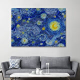 Van Gogh Yıldızlı Gece Dekoratif Kanvas Tablo-6519
