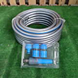 ÇELİK 1/2" ÖZEL SERİ SULMA HORTUMU 20 METRE HORTUM KİTİ BAHÇE SULAMA HORTUM SETİ GARDEN KIT