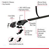 Volkswagen T5 Transporter 2003-2015 Arası ile Uyumlu ACE-1 Ara Atkı Tavan Barı Siyah 2 Adet