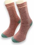 CİHO SOCKS Premium 2 Çift Kadın Alpaka Yünlü Yumuşak Yıkamalı Norveç Tipli Termal Soket Çorap