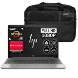 Hp 255 G9 AMD Ryzen 5 5625U 32GB 256GB SSD 15,6" Fhd Freedos Taşınabilir Bilgisayar 6Q8N2ES09 + Zetta Çanta
