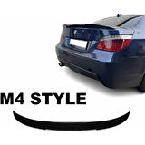 Bmw E60 Boyalı (Pianoblack) M4 Spoiler 2003-2009 Arası
