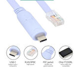 Type C to Cisco Router RJ45 Konsol Kablosu Type c to rj45 kablo 1.8m