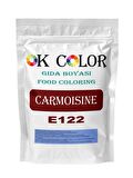 Carmoisine E122 Vişne Kırmızı Toz Gıda Boyası 500 Gr