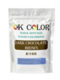 Dark Chocolate Brown E155 Kahve Rengi Toz Gıda Boyası 1 Kg
