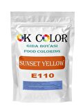 Sunset Yellow E110 Gün Batımı Sarısı Toz Gıda Boyası 250 Gr