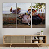 Kadınları Taciz Eden Adam Tablosu-6526