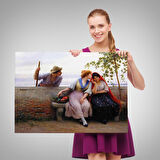 Kadınları Taciz Eden Adam Tablosu-6526