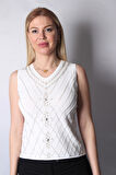 SUDE KADIN SWAROVSKİ TAŞLI EL İŞİ İTHAL TRİKO 7112