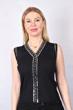 SUDE KADIN SWAROVSKİ TAŞLI EL İŞİ İTHAL TRİKO 7109