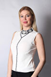 SUDE KADIN SWAROVSKİ TAŞLI EL İŞİ İTHAL TRİKO 7103