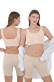 Mikro Fiber Kadın Uzun Boxer 1'Lİ Özel Paket - Siyah, Beyaz, Ten | S/M, L/XL