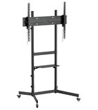 Tayfun 85'' Uyumlu Yürüyen Tekerlekli Ayaklı Led Tv Monitör Standı
