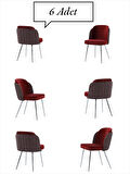 Keşfet Series Sandalye , 6 Adet , Mutfak , Oturma Odası, Salon, Metal Ayak , Çok Amaçlı