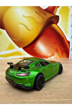 Mercedes Amg Gtr Diecast Model Araba Yeşil Çekbırak Açılan Kapılar 12Cm Mercedes Amg Gtr Araba Metal