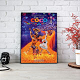 Coco Animasyon Film Afiş Poster 30x42 Çerçevesiz 