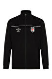 Beşiktaş Orijinal Lisanslı Fermuarlı Siyah Sweatshirt 25/26 Sezon
