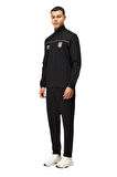 Beşiktaş Orijinal Lisanslı Fermuarlı Siyah Sweatshirt 25/26 Sezon