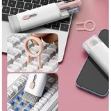HERŞEYTREND Çok Fonksiyonlu 7 Parça Airpods Klavye Ekran Kulaklık Temizleme Kiti