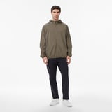Nautica Erkek Kahverengi Regular Fit Kapüşonlu Su İtici Mont