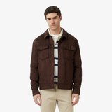Nautica Erkek Kahverengi Regular Fit Süet Ceket
