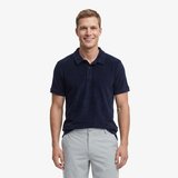 Nautica Erkek Lacivert Regular Fit Havlu Polo Yaka T-Shirt