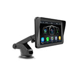 TechTic 7İnç CarPlay&Android Auto Kablosuz Tak Çalıştır Multimedya Taşınır Apple Carplay MirrorLink
