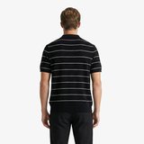 Nautica Erkek Siyah Regular Fit Kısa Kollu Çizgili Triko