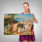 İsa'nın İnsanlara Görünüşü Tablosu - Aleksander Ivanov - The Apparition of Christ to the People-6539