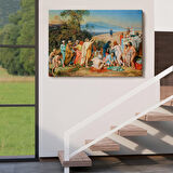 İsa'nın İnsanlara Görünüşü Tablosu - Aleksander Ivanov - The Apparition of Christ to the People-6539