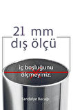 16 Adet Şeffaf 21 Mm Pvc Sandalye Profil Ayak Pabucu Sessiz Yumuşak Sandalye Zemin Koruyucu