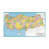 Eğitici Çocuk Türkiye Siyasi Haritası Puzzle - Türkiye Coğrafi Harita Yapboz