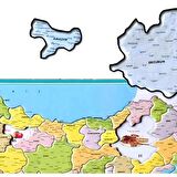 Eğitici Çocuk Türkiye Siyasi Haritası Puzzle - Türkiye Coğrafi Harita Yapboz