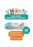 Pepy Kedi Ve Köpek Kullanımına Uygun Evcil Hayvan Temizleme Mendili 6 Paket 300 Adet