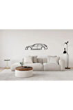 Porsche Taycan Cross Turismo Duvar Silüeti Süsü Tablo 2D 50cm 2D 50cm