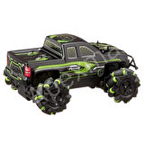 2.4GHz Uzaktan Kumandalı 3D LED Işıklı 3.7V Şarjlı Akrobat Araba - Oyuncak Rc Tornado Jeep Araç