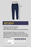 Erkek Siyah-Gri Arka Cep Etiket Detaylı Paça Lastikli Regular Fit 2'Li Eşofman Altı