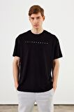 Leo Erkek Oversize Tshirt %100 Pamuk Bisiklet Yaka Baskı Detaylı Basic Tişört MTLCE76