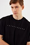 Leo Erkek Oversize Tshirt %100 Pamuk Bisiklet Yaka Baskı Detaylı Basic Tişört MTLCE76