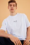 Leo Erkek Oversize Tshirt %100 Pamuk Bisiklet Yaka Baskı Detaylı Basic Tişört MTLCE79
