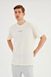 Leo Erkek Oversize Tshirt %100 Pamuk Bisiklet Yaka Baskı Detaylı Basic Tişört MTLCE81