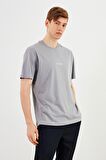 Leo Erkek Oversize Tshirt %100 Pamuk Bisiklet Yaka Baskı Detaylı Basic Tişört MTLCE87