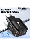 25W 1USB+1PD Girişli Hızlı Şarj Adaptörü