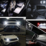 Balp 2 Adet Sarı Renk T10 Dipsiz LED Ampul 24 Ledli Park Ampulü Gündüz Farı Yüksek Işık Güçlü