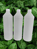 50 Adet Boş Slim Plastik Bidon Şişe (1000 ml'lik)