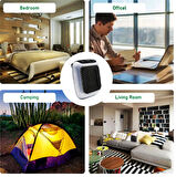  Mini Isıtıcı 800 Watt Uzaktan Kumandalı Priz Tipi Portatif Kolay Elektrikli Isıtıcı 