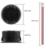Dijital Voltmetre DC4-100V Yeşil Araç Karavan Motorsiklet Yat Tekne