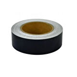 Parlak Siyah Bant Yapışkanlı Araç Çıta Direk Kaplama Folyosu 4 Cm X 4 Metre