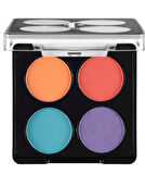 Flormar Color Palette İnce Yapılı & Mat Bitişli/Işıltılı 4'lü Göz Farı Paleti
